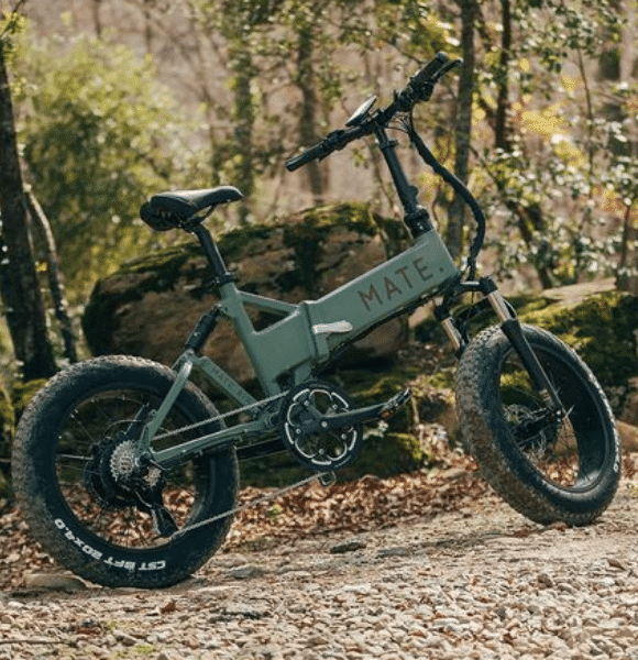 The foldable eBike MATE X Now by KissMyWheels.ch