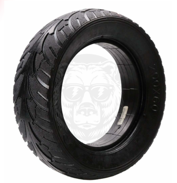 pneu noir pour trotinette